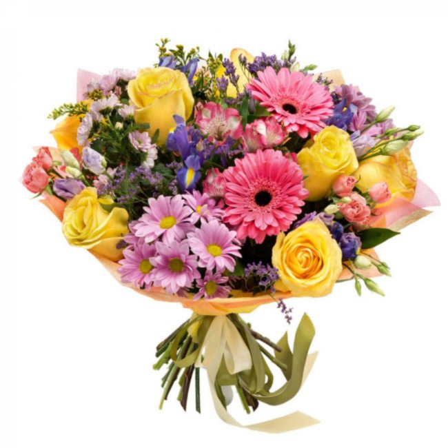Букет цветов "Радостный" Букет цветов "Радостный"